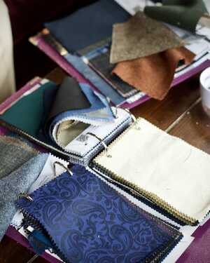 fabrics used to make bespoke suits